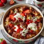 Baked Strawberry Cream Cheese Stuffed French Toast Recipe