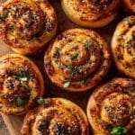 Herby Everything Cheddar Swirl Buns Recipe