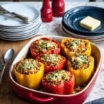 Easy Vegetarian Stuffed Peppers Recipe