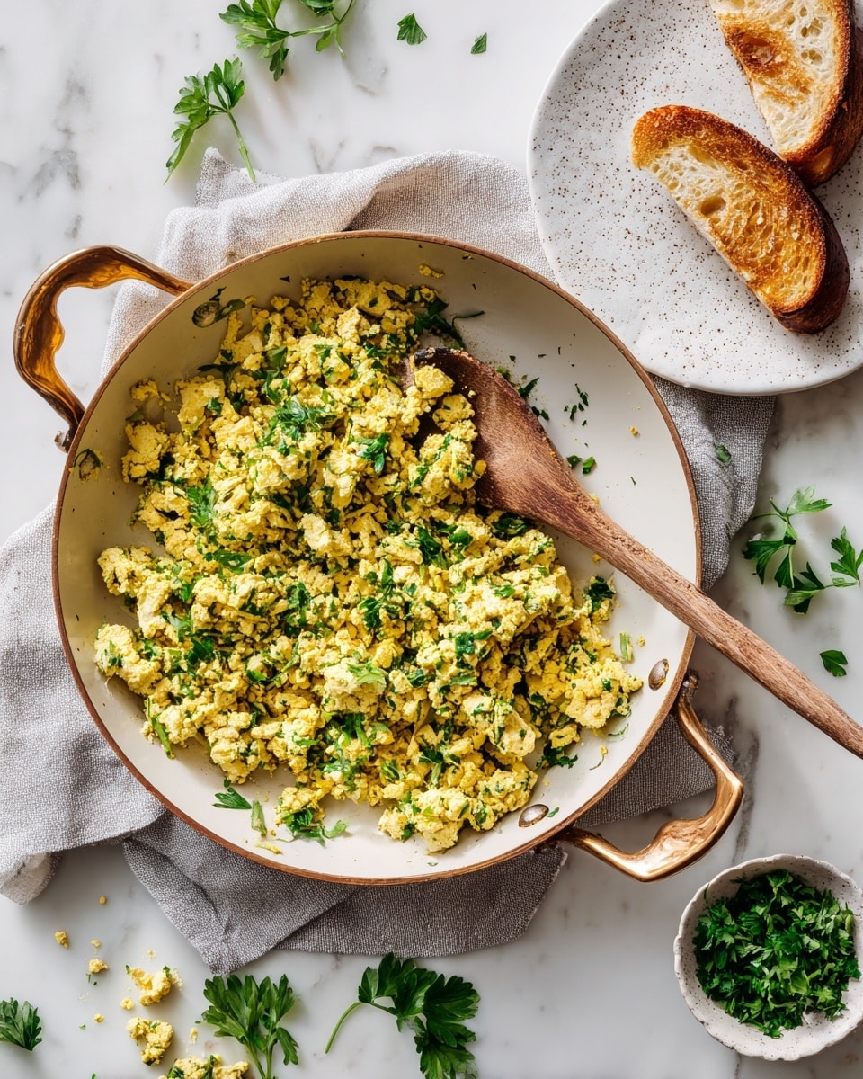 Basic Vegan Tofu Scramble Recipe - Recipe Image