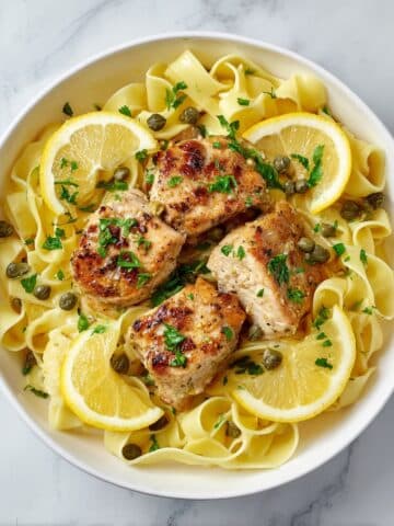 Vegan Piccata with Lemon, Capers, and Parsley Recipe