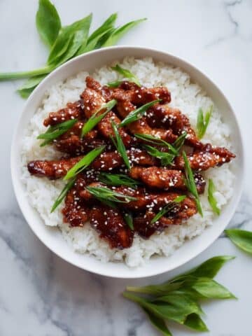 Healthy Mongolian Chicken Recipe