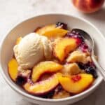 Peach Blueberry Cobbler Recipe