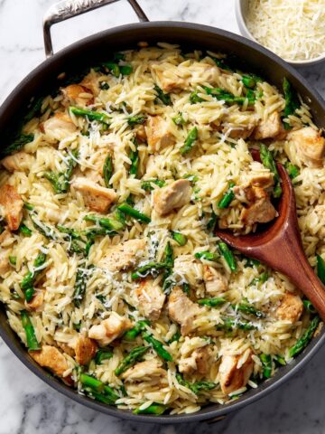 Asparagus Chicken Orzo Recipe