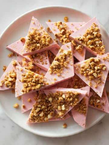 Frozen Yogurt Bark with Raspberry Jam and Granola Recipe