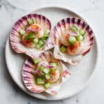 Scallop Sashimi with Yuzu Dressing Recipe