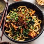 Simple Kale & Tofu Noodles Recipe