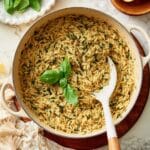 Creamy Lemon Zucchini Orzo Recipe