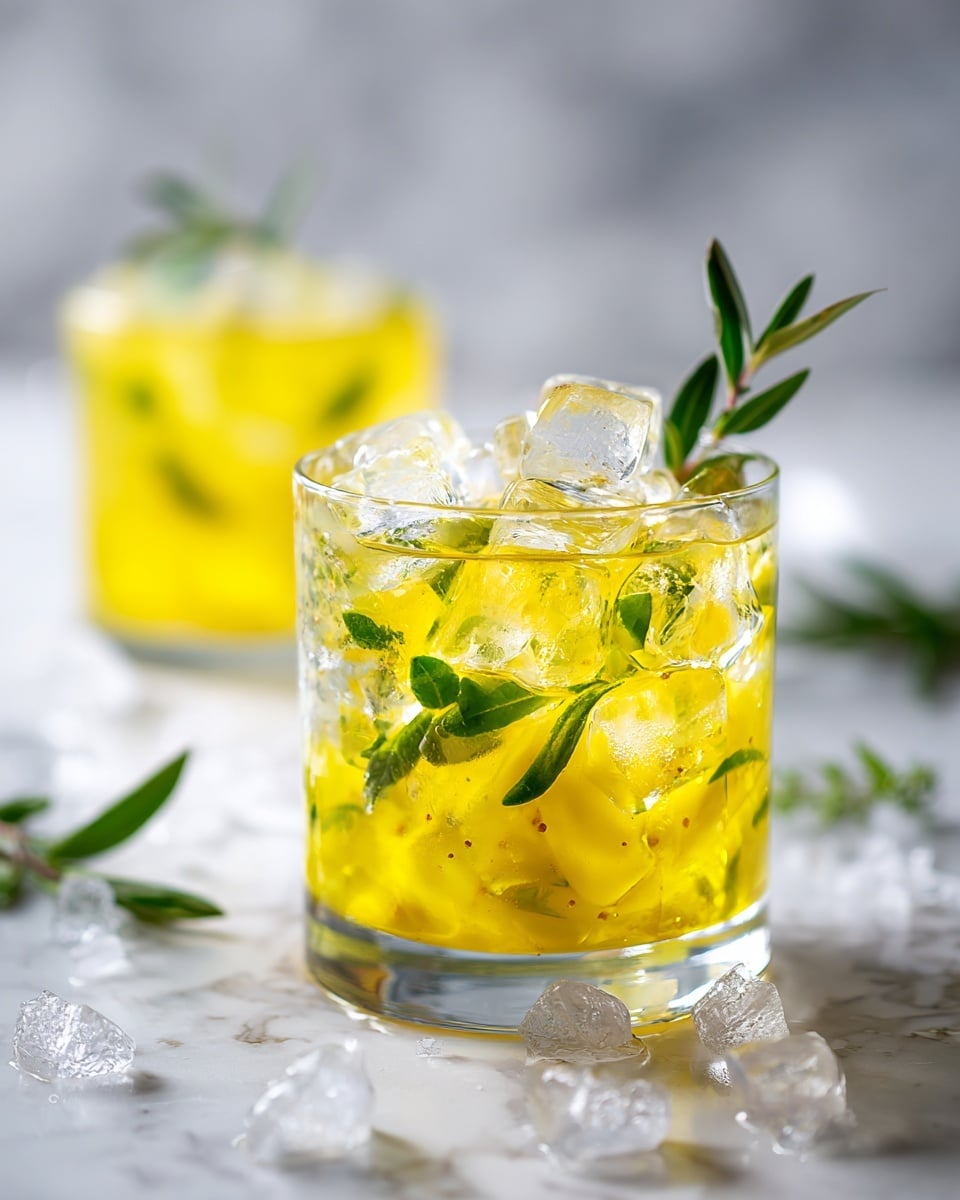 Pineapple Basil Rum Cocktail: Refreshing Tropical Drink