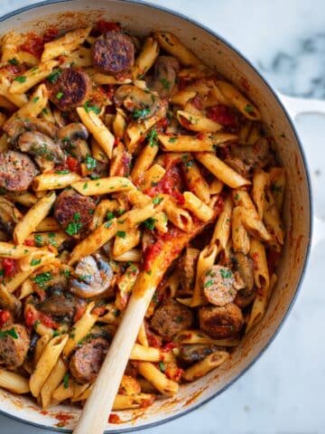 One-Pot Vegan Sausage Pasta Recipe