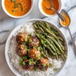 Firecracker Chicken Meatballs with Spicy Mayo Sauce Recipe