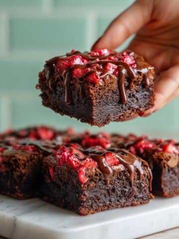 Chocolate Covered Strawberry Brownies Recipe