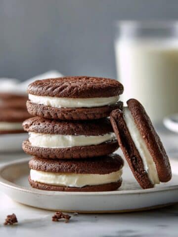 Homemade Oreo Cookies with Cream Filling Recipe