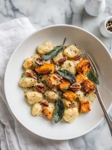 Air Fryer Pumpkin Gnocchi Bake Recipe