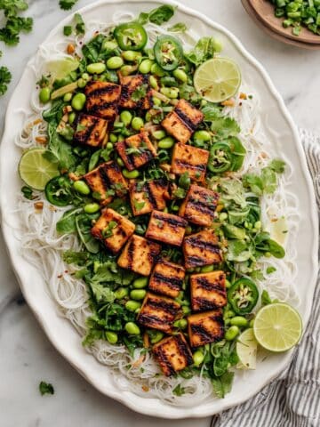 Hoisin Tempeh Noodle Salad Recipe