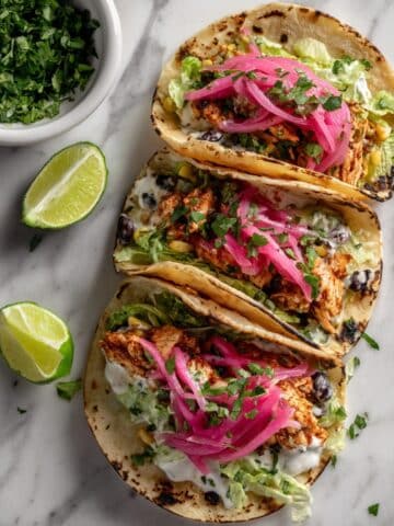 Corn Salad & Bean Tacos Recipe