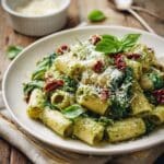 Arugula Pesto Rigatoni Recipe