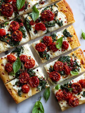 Burst Tomato Flatbread Recipe