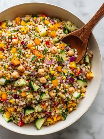 Summer Veggie Orzo Salad Recipe