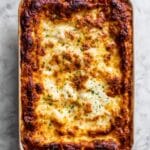 Classic Homemade Lasagna with Rich Meat Sauce and Creamy Ricotta Recipe