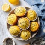 Almond Flour Lemon Poppyseed Muffins Recipe