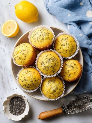 Almond Flour Lemon Poppyseed Muffins Recipe