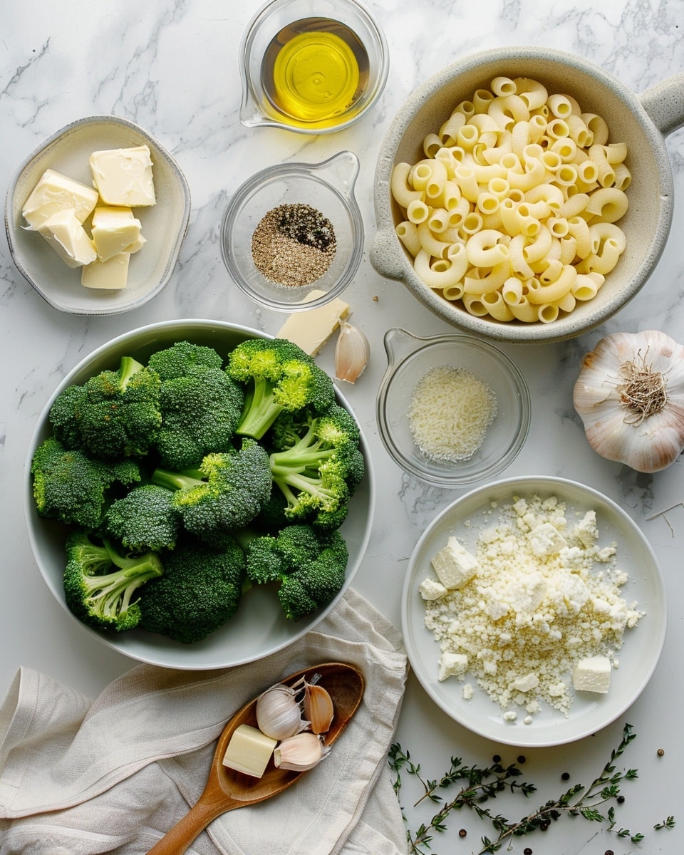 A close-up view shows chopped green broccoli and herbs spread evenly in a white pot, with a smooth creamy white liquid being poured from a clear glass jar onto the green mixture. The broccoli pieces vary in size with some small stems, and the creamy liquid contrasts softly against the bright green vegetables. The image shows a portion of a woman's hand holding the glass jar, and the scene is set against a white marbled surface. photo taken with an iphone --ar 4:5 --v 7
