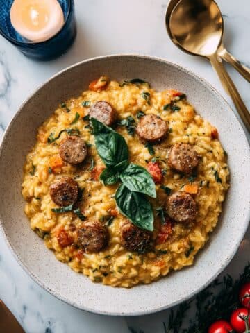Creamy Schneider Sausage Risotto Recipe