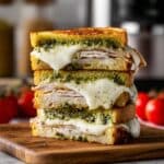 Crispy Grilled Chicken Pesto Melt Sandwich Recipe