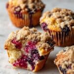 Triple Berry Cheesecake Muffins Recipe