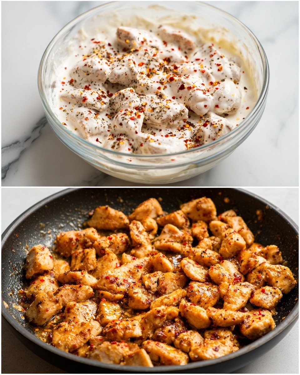 15-Minute Garlic Butter Chicken Bites: Easy One-Pan Recipe - Recipe Image