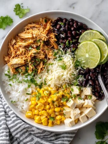 Slow Cooker Chicken Burrito Bowl Recipe