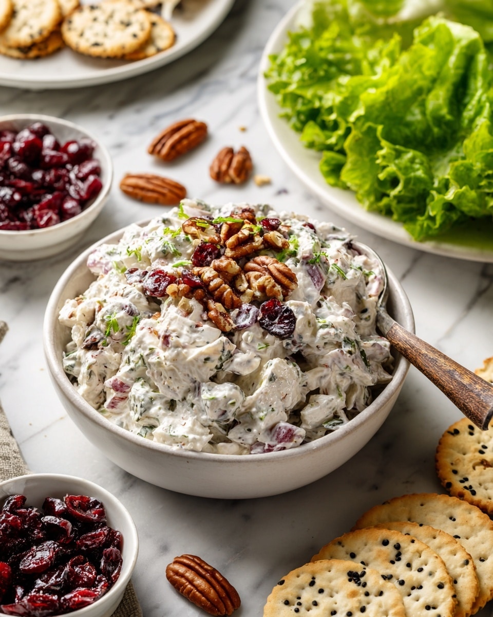 Chicken Salad with Cranberries and Pecans Recipe - Recipe Image