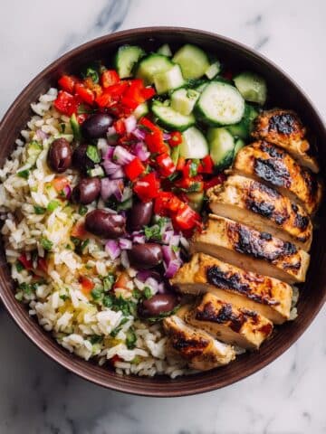 Greek Chicken Bowls Recipe
