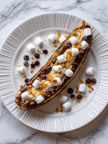 Air Fryer S’mores Banana Boats Recipe