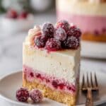 No Bake Cranberry Cheesecake Recipe