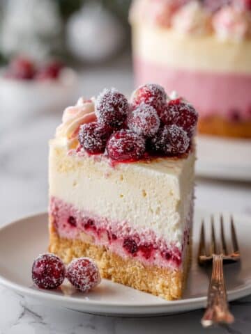 No Bake Cranberry Cheesecake Recipe