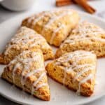 Gingerbread Scones with Maple Glaze Recipe
