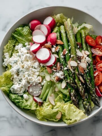 Asparagus Salad with Lemon Herb Vinaigrette Recipe