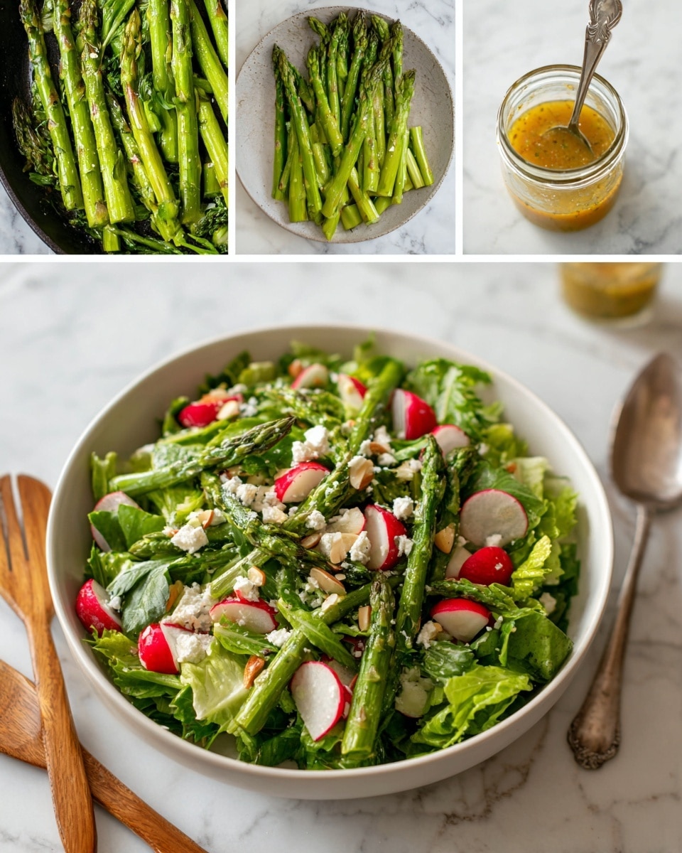 Asparagus Salad with Lemon Herb Vinaigrette Recipe - Recipe Image