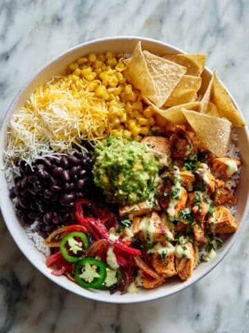 Customizable Chicken Fajita Bowl Recipe