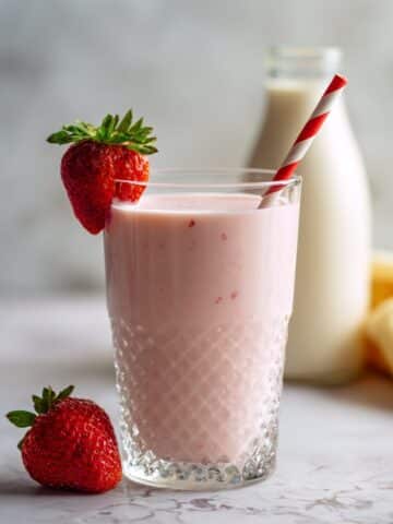 Strawberry Banana Smoothie Without Yogurt Recipe