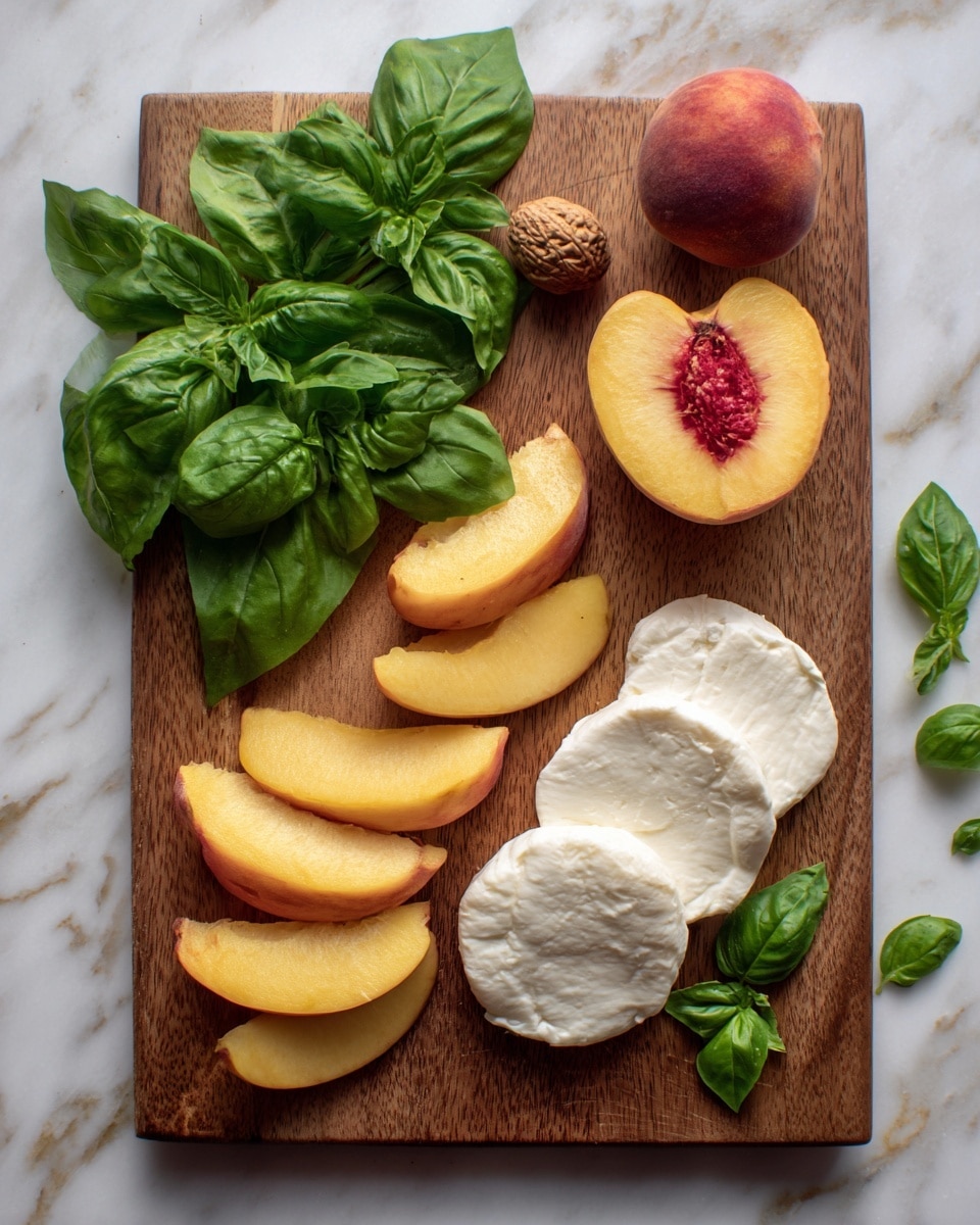 Peach Caprese Salad Recipe - Recipe Image