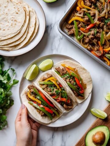 Sheet Pan Steak Fajitas Recipe