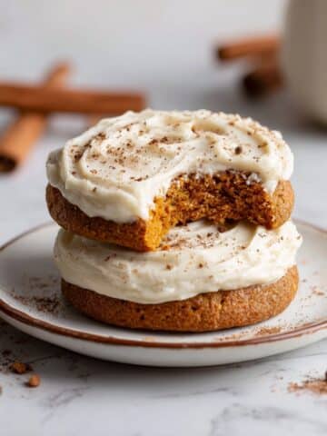 Soft Pumpkin Cookies with Cinnamon Cream Cheese Frosting Recipe