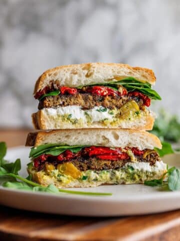 Harissa Eggplant Picnic Sandwich Recipe