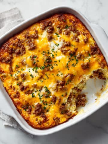 Holiday Crescent Roll Breakfast Casserole Recipe