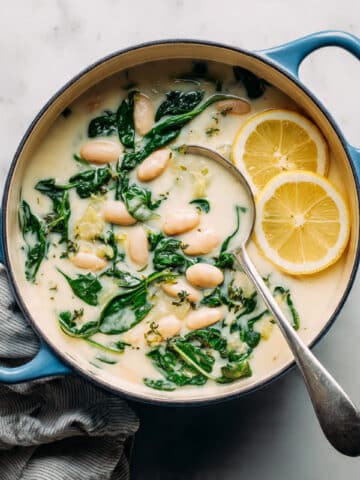 Creamy Spinach and Artichoke Butter Beans Recipe