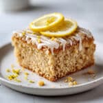 Lemon Coffee Cake with Lemon Crumble and Glaze Recipe