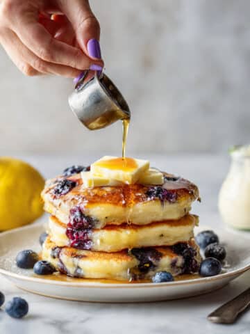 Lemon Blueberry Pancakes Recipe